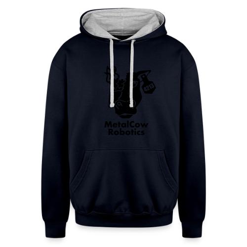 MetalCow Solid - Unisex Contrast Hoodie