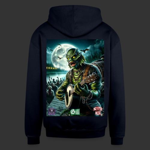 Monster Mosh 2024 Tour Gill On Banjo (G-004B) - Unisex Contrast Hoodie