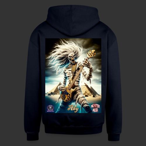 Monster Mosh 2024 Tour Ahy Bass Guitar #D-003A - Unisex Contrast Hoodie