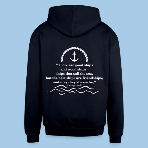 There are good ships and there are wood ships - Unisex Contrast Hoodie