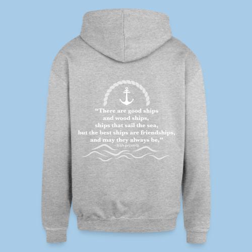 There are good ships and there are wood ships - Unisex Contrast Hoodie