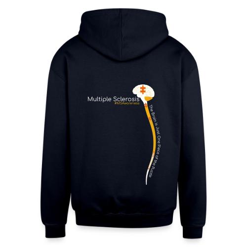 MS is More than the Brain - Unisex Contrast Hoodie