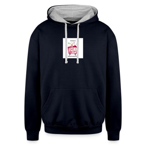 sassnsips com team lisa - Unisex Contrast Hoodie