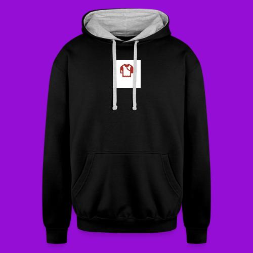 Logo - Unisex Contrast Hoodie