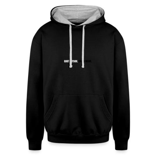 Silent Storm Hoodie | Inner Peace Graphic Hoodie - Unisex Contrast Hoodie