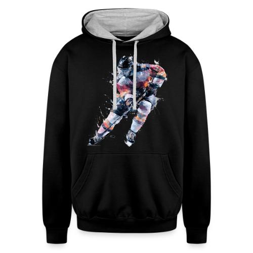 Hockey: Frozen Motion - Unisex Contrast Hoodie