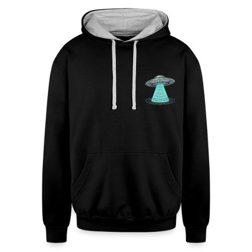BEAM ME UP! - Unisex Contrast Hoodie
