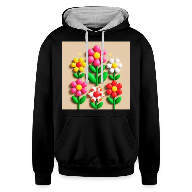 3D Flowers and Butterflies in Amber, Floral Design