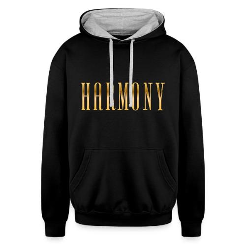 Golden Harmony - Unisex Contrast Hoodie
