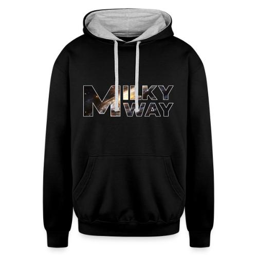 Milky Way Magic - Unisex Contrast Hoodie