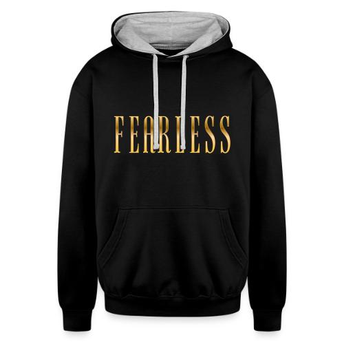 Fearless - Unisex Contrast Hoodie