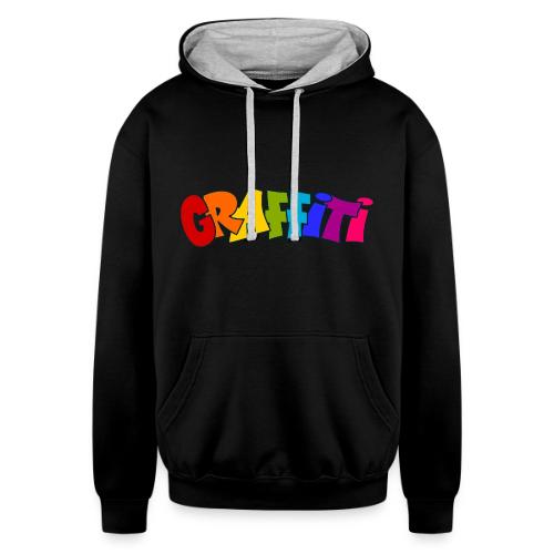 Graffiti - Unisex Contrast Hoodie