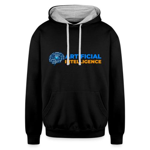 AI: Mind of the Machine - Unisex Contrast Hoodie