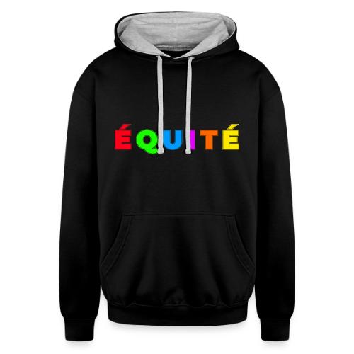 Color Equity - Unisex Contrast Hoodie