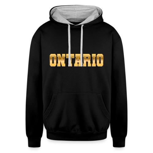 Ontario - Unisex Contrast Hoodie