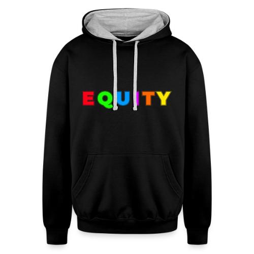 Colors of Equity - Unisex Contrast Hoodie
