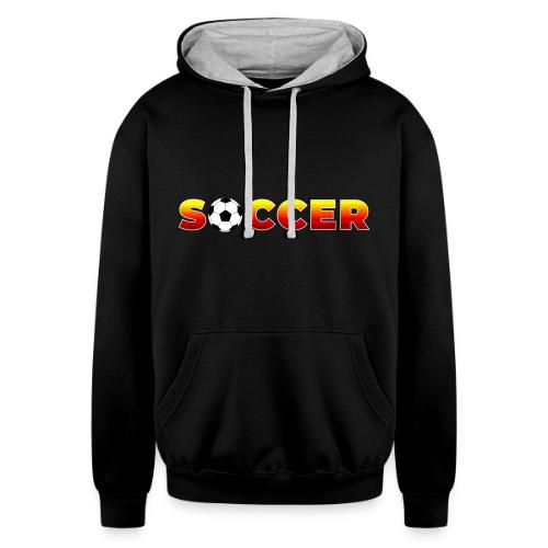 Soccer: Game of Goals - Unisex Contrast Hoodie