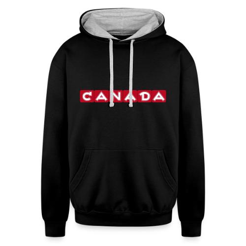 Canada - Unisex Contrast Hoodie