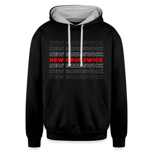 New Brunswick Style - Unisex Contrast Hoodie