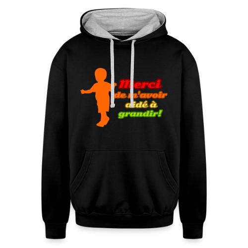 Growing Thanks to You - Unisex Contrast Hoodie