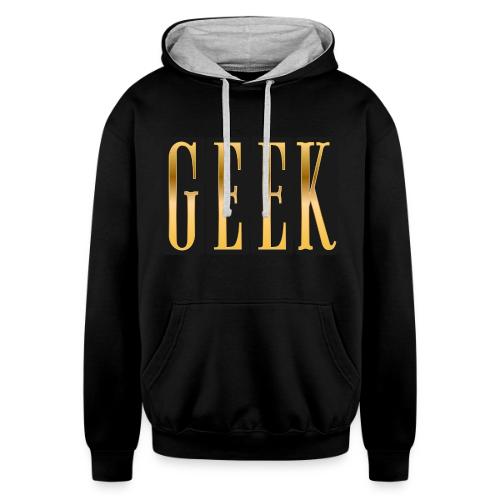 Proudly Geek - Unisex Contrast Hoodie