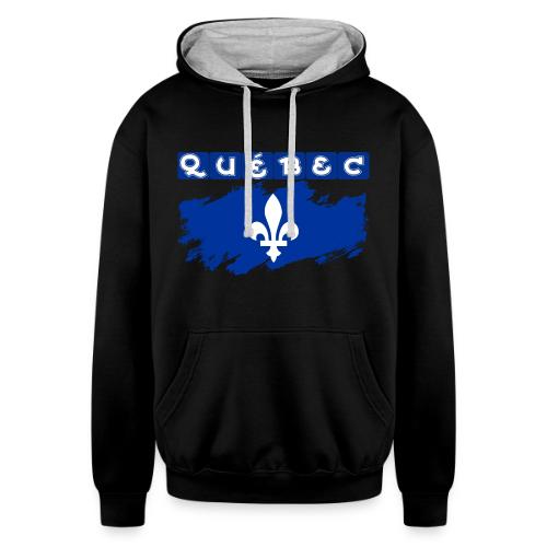 Québec la Belle province - Unisex Contrast Hoodie