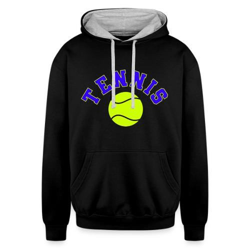Tennis: Serve in Style - Unisex Contrast Hoodie