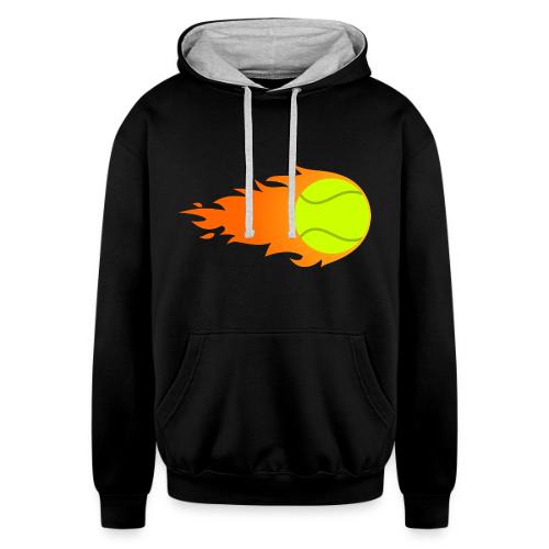 Tennis Ball - Unisex Contrast Hoodie