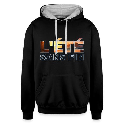Golden Summer Atmosphere - Unisex Contrast Hoodie