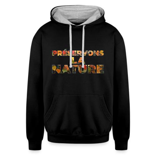 Preserving nature - Unisex Contrast Hoodie