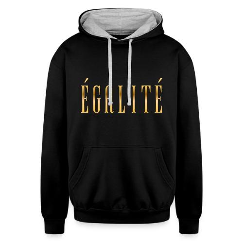 Égalité Dorée - Unisex Contrast Hoodie