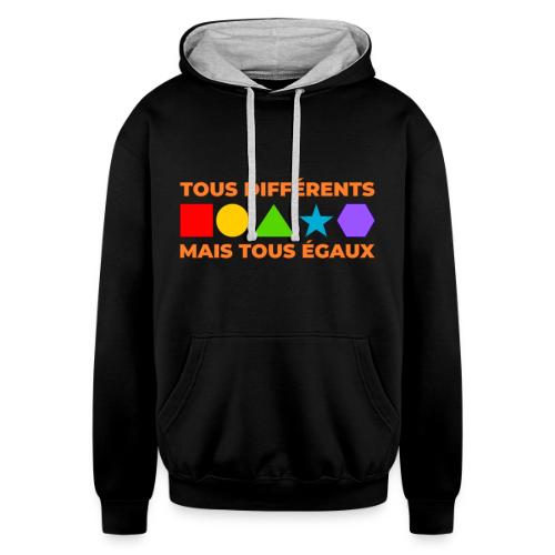 United in Our Differences - Unisex Contrast Hoodie