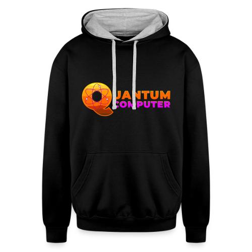 Quantum computer: Quantum Logic Unleashed - Unisex Contrast Hoodie