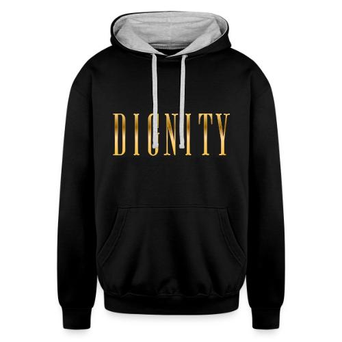 Golden Dignity - Unisex Contrast Hoodie