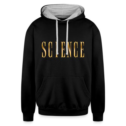 Science: Think. Test. Repeat. - Unisex Contrast Hoodie