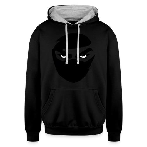 Shadow Veil Warrior - Unisex Contrast Hoodie