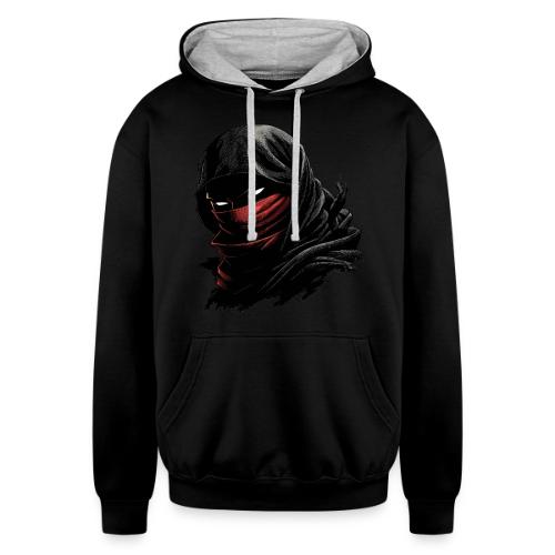 Shadowflame Ninja - Unisex Contrast Hoodie