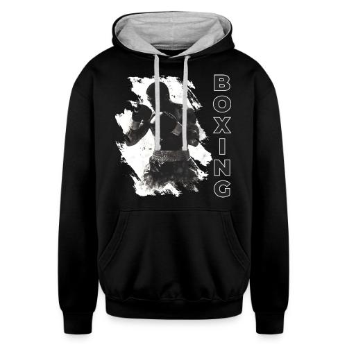 Boxing Vibes - Unisex Contrast Hoodie