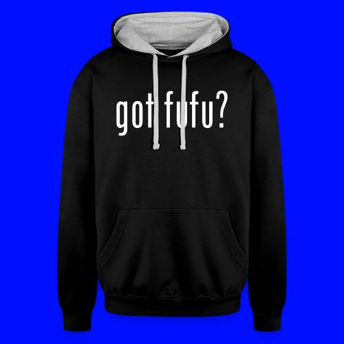 got fufu Women Tie Dye Tee - Pink / White - Unisex Contrast Hoodie