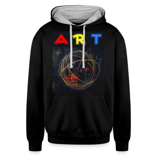 Echoes of Art - Unisex Contrast Hoodie