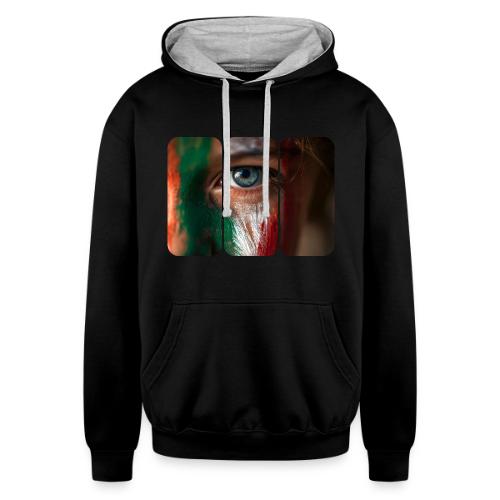 Mexico: Pride in Three Colors - Unisex Contrast Hoodie