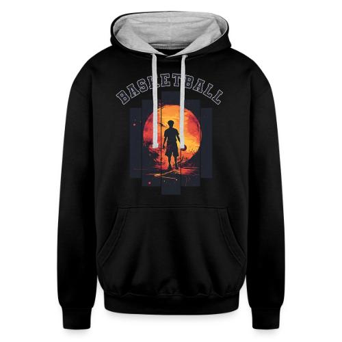 Basketball is My Game - Unisex Contrast Hoodie