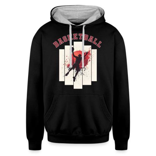 Basketball Energy - Unisex Contrast Hoodie