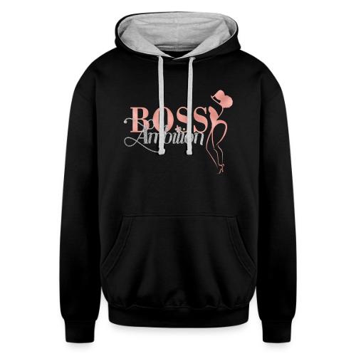 Pretty Woman Boss - Unisex Contrast Hoodie
