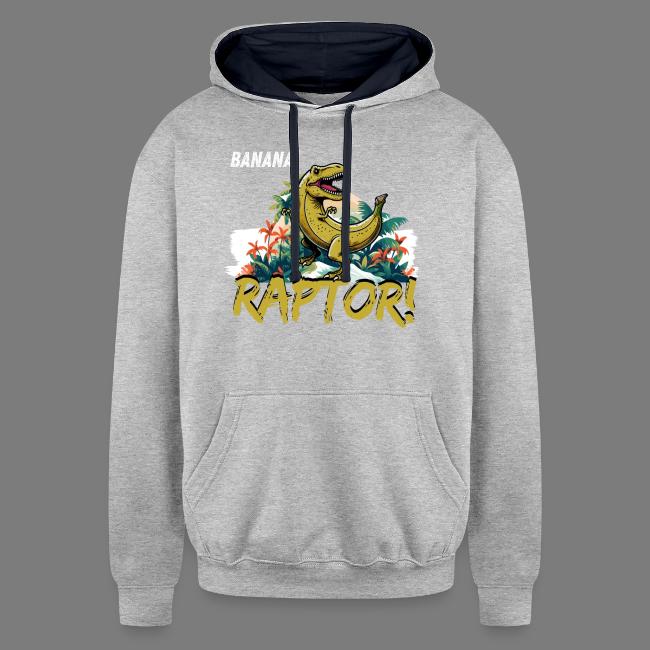 Funny Banana Raptor T-Rex Design