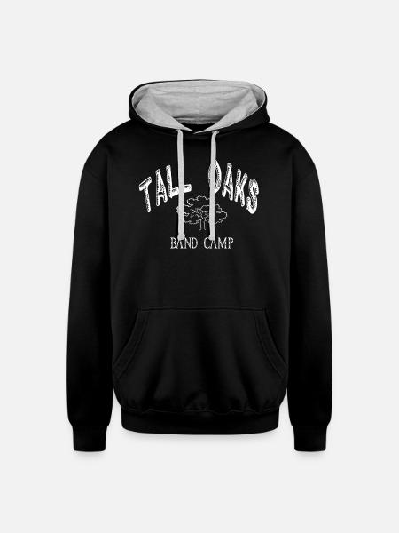 American Pie - Tall Oaks Band Camp - Unisex Contrast Hoodie - black/heather gray