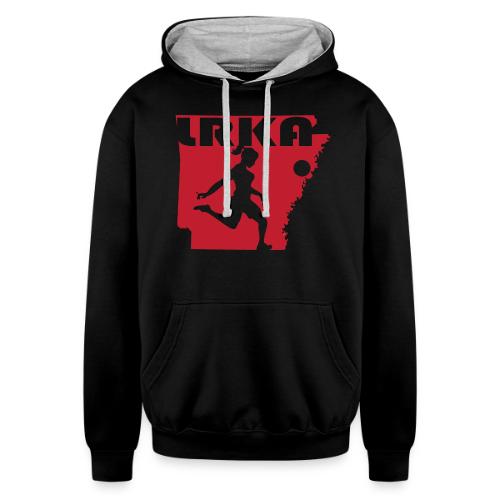 LRKA Gal Keepin' it Real! - Unisex Contrast Hoodie