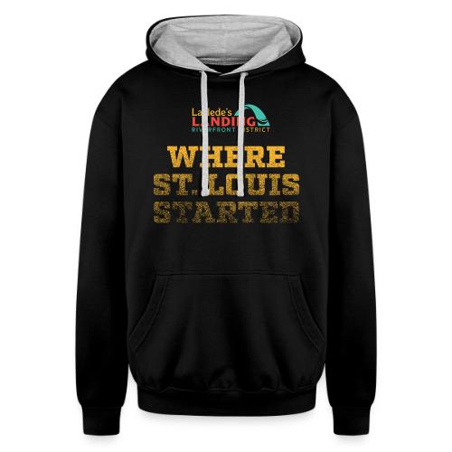 Where St. Louis Started - Unisex Contrast Hoodie