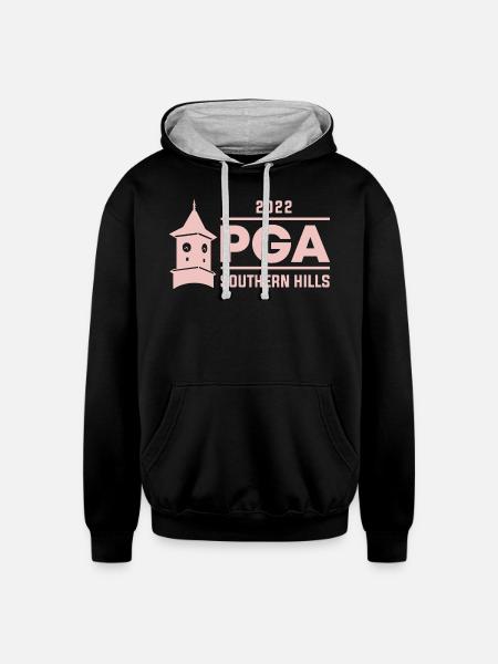 Green Open Classic - Unisex Contrast Hoodie - black/heather gray