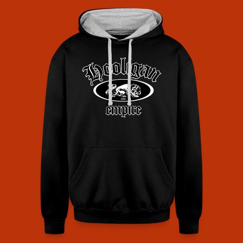 Hooligan Empire Lion Black - Unisex Contrast Hoodie